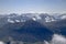 Panoramic view from Mount Pilatus. Switzerland, Alps, summer.