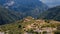 Panoramic view of mountain in National Park of Tzoumerka, Greece Epirus region. Mountain