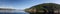 Panoramic view of the mountains of Saguenay Fjord Quebec