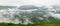 Panoramic view of Mt. Alyeska, Girdwood, Alaska, USA, Alaska, USA