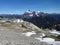 A panoramic view of Mt. Shuksan from Ptarmigan Ridge trail