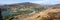 Panoramic view of Mtskheta, ancient Georgian capital, at the confluence of the Aragvi and Kura Mtkvari rivers