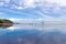 Panoramic view of Muriwai Regional Park, New Zealand