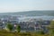 Panoramic view of Murmansk city - main port of Northern Russia near Kola bay