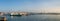 Panoramic view of Napoli cargo port