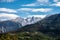 Panoramic view on Naranjo de Bulnes or Picu Urriellu, limestone peak dating from Paleozoic Era, located in Macizo Central region