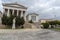 Panoramic view of National Library of Athens, Greece