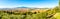 Panoramic view at the Nature in Valley d Orcia near Pienza in Italy