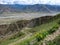 Panoramic view near Ganden Monastery, Tibet, China