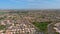 Panoramic view of a neighborhood in roofs of houses of residential area a Avondale near Phoenix Arizona USA