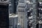 Panoramic view of New York city BuAerial view of the marble clock tower in Madison Avenue - New York City, USA