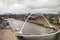 Panoramic view of Newcastle and Gateshead Quayside and Bridges in north east  England