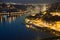 Panoramic view at night. Porto. Portugal