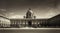 A panoramic view of the North Block of Rashtrapati Bhavan, Delhi, India