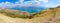 Panoramic view of the northern part of the Dead Sea