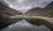 Panoramic view of norwegian fiord