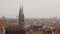 Panoramic view of Nuremberg, Germany. Nuremberg is the second-largest city of the German federal state of Bavaria. Real