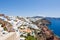 Panoramic view of Oia on the island of Santorini. Thera,Greece.