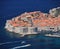 A panoramic view of an old city of Dubrovnik
