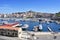 Panoramic view of the Old Port of Marseille, France