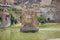 Panoramic view of the Old Tigris Bridge in Hasankeyf