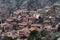 Panoramic view of the old and touristic village of Patones