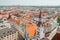 Panoramic view of the Old Town architecture of Munich, Bavaria, Germany