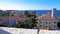 Panoramic view of the old town of Porec from the bell tower of the Euphrasian Basilica - Istria, Croatia / Panoramski pogled