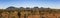 Panoramic view on the olgas from afar, Northern Territory, Australia