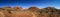 Panoramic view on the olgas domed rocks, Northern Territory, Australia