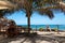 Panoramic view from open air restaurant in Cape Verde