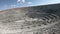 Panoramic view of the open asbestos deposit.