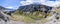 Panoramic view in Ordesa Valley, Aragon, Spain