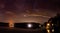 Panoramic view of orion over the Ullswater and a boathouse