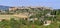 Panoramic view of Orvieto surrounded by a beautiful green landscape