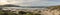 Panoramic view of Ostriconi beach in Corsica