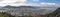 Panoramic view over bergen, norway