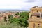 Panoramic view over the city of Cagliari, capital of Sardinia, Italy view from Belvedere de la Cittadella