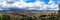 Panoramic view over Cuenca from the Mirador de Turi, Cuenca, Ecuador