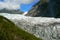 Panoramic view over Fox Glacier, South Island, New Zealand