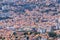 Panoramic view over Funchal the capital of Madeira fom a viewpoint, Madeira island, Portugal