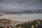 Panoramic view over the La Spezia marina