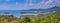 Panoramic view over Phuket beaches from Big Budda viewpoint