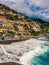 Panoramic view over the picturesque Positano