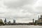 Panoramic view over the river Thames