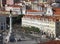 Panoramic view over Rossio Square from elevador Santa de Justa cityscape, Lisbon, Portugal