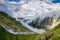 Panoramic view over Trollstigen valley