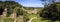 Panoramic view of the Palenque mayan ruins, Chiapas, Mexico