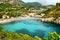 Panoramic view of Paleokastritsa bay