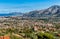 Panoramic view of Palermo city from Monreale, Sicily.